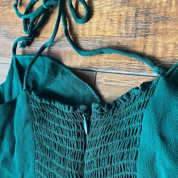 Reformation Gilda Green Jumpsuit, size 0 - Picture 9 of 10